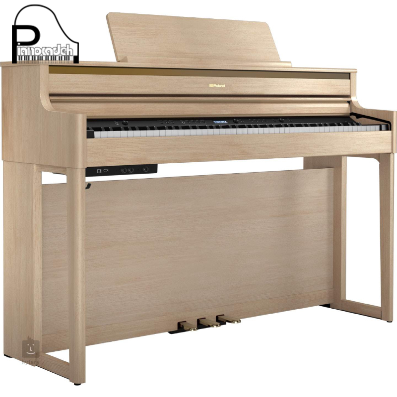  رنگ بلوط روشن پیانو دیجیتال رولند مدل HP704 