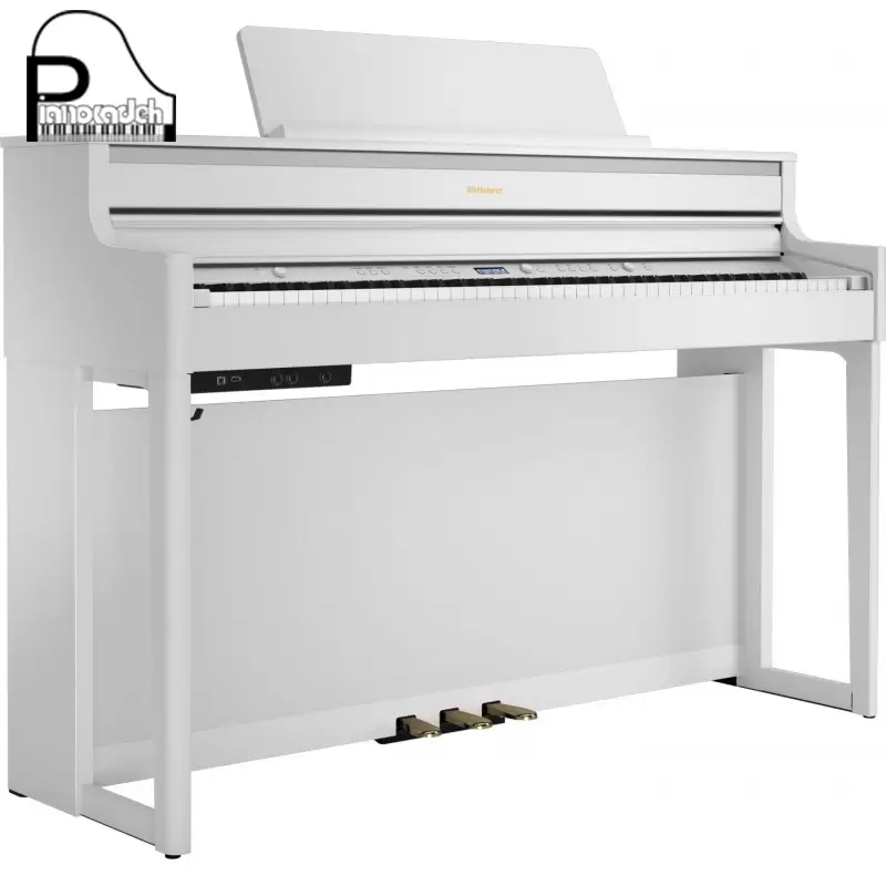  خرید پیانو دیجیتال رولند مدل HP704 رنگ سفید 