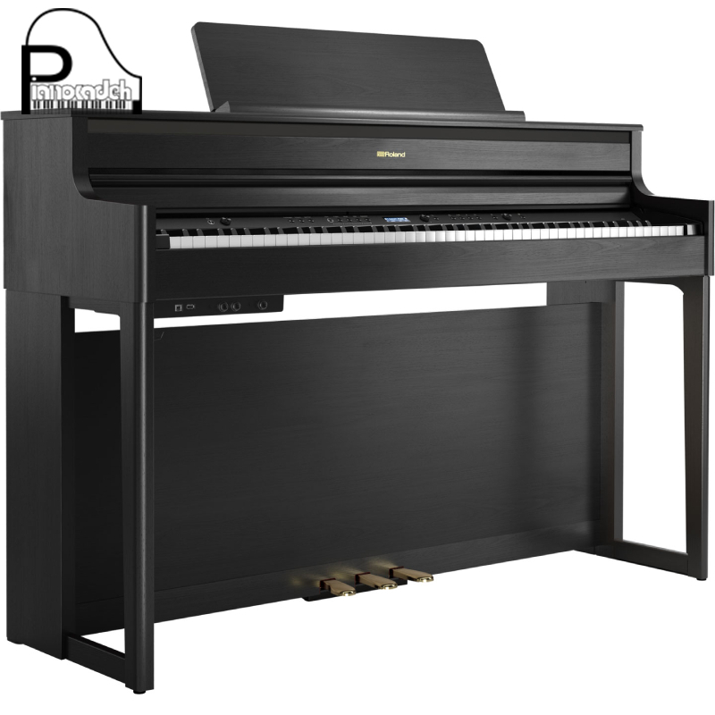  پیانو و صندلی اوریجینال پیانو دیجیتال رولند مدل HP704 